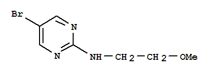 Structure of (5-BROMO-PYRIMIDIN-2-YL)-(2-METHOXY-ETHYL)-AMINE