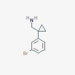 Structure of 1-(3-bromophenyl)Cyclopropanemethanamine