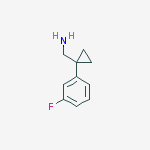 Structure of 1-(3-fluorophenyl)Cyclopropanemethanamine