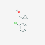 Structure of 1-(2-chlorophenyl)-Cyclopropanemethanol