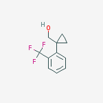 Structure of 1-[2-(trifluoromethyl)phenyl]-Cyclopropanemethanol