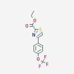 Structure of Ethyl 4-[4-(trifluoromethoxy)phenyl]-1,3-thiazole-2-carboxylate
