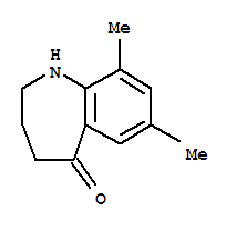 Structure of 7,9-DIMETHYL-1,2,3,4-TETRAHYDRO-BENZO[B]AZEPIN-5-ONE