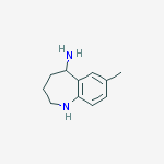 Structure of 7-Methyl-2,3,4,5-tetrahydro-1H-benzo[b]azepin-5-amine