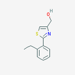 Structure of [2-(2-Ethyl-phenyl)-thiazol-4-yl]-methanol