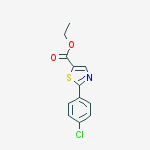 Structure of Ethyl 2-(4-chlorophenyl)thiazole-5-carboxylate