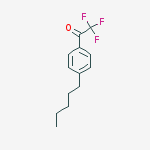 Structure of 2,2,2-TRIFLUORO-1-(4-PENTYL-PHENYL)-ETHANONE
