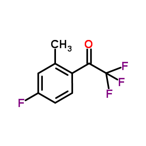 2-METHYL-2,2,2,4-TETRAFLUOROACETOPHENONE结构式