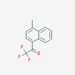 1-(4-METHYLNAPHTHYL) TRIFLUOROMETHYL KETONE结构式
