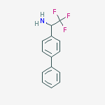 [1,1'-Biphenyl]-4-methanamine, .alpha.-(trifluoromethyl)-结构式