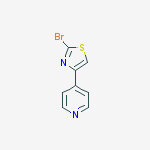 Structure of 4-(2-BROMO-THIAZOL-4-YL)-PYRIDINE