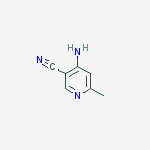 4-amino-6-methylpyridine-3-carbonitrile结构式
