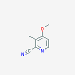 Structure of 4-methoxy-3-methylpyridine-2-carbonitrile
