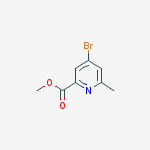methyl 4-bromo-6-methylpicolinate结构式