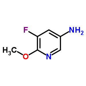 Structure of 5-FLUORO-6-METHOXY-PYRIDIN-3-YLAMINE
