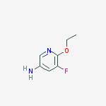Structure of 6-Ethoxy-5-fluoropyridin-3-aMine