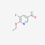 Structure of 6-Ethoxy-5-fluoronicotinaldehyde