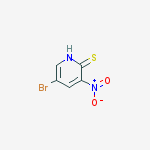 Structure of 5-BROMO-3-NITRO-PYRIDINE-2-THIOL