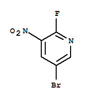 Structure of 2-FLUORO-3-NITRO-5-BROMO PYRIDINE