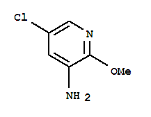 Structure of 3-Pyridinamine,  5-chloro-2-methoxy-