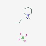 Structure of 1-butyl-1-methylpiperidin-1-ium,tetrafluoroborate