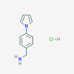 [4-(Pyrrol-1-yl)phenyl]methanamine HCl结构式