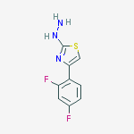 Structure of 4-(2,4-DIFLUOROPHENYL)-2(3H)-THIAZOLONE HYDRAZONE