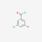 Structure of 3-chloro-5-fluorobenzoyl chloride