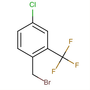 Structure of Benzene, 1-(bromomethyl)-4-chloro-2-(trifluoromethyl)-