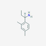 Structure of 1-(2,4-Dimethylphenyl)propan-1-amine
