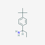 1-(4- TERT -BUTYL-PHENYL)-PROPYLAMINE结构式