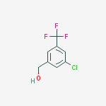 Structure of 3-CHLORO-5-(TRIFLUOROMETHYL)BENZYL ALCOHOL