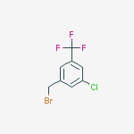 Structure of 3-CHLORO-5-(TRIFLUOROMETHYL)BENZYL BROMIDE