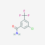 Structure of 3-Chloro-5-(trifluoromethyl)benzamide