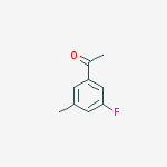 Structure of 3'-FLUORO-5'-METHYLACETOPHENONE, 97%