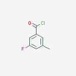 Structure of 3-fluoro-5-methylbenzoyl chloride