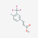 Structure of 4-METHYL-3-(TRIFLUOROMETHYL)CINNAMIC ACID