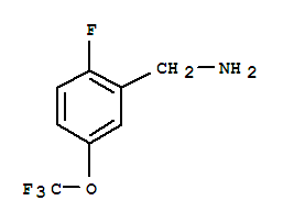 Structure of 2-FLUORO-5-(TRIFLUOROMETHOXY)BENZYLAMINE