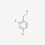 4-Bromo-2-fluorobenzylmercaptan结构式