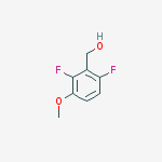 (2,6-difluoro-3-methoxyphenyl)methanol结构式