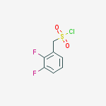 Structure of (2,3-difluorophenyl)methanesulfonyl chloride