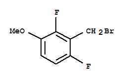 Structure of 2,6-DIFLUORO-3-METHOXYBENZYL BROMIDE