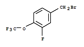 Structure of 3-FLUORO-4-(TRIFLUOROMETHOXY)BENZYL BROMIDE
