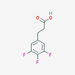 3-(3,4,5-trifluorophenyl)propanoic acid结构式