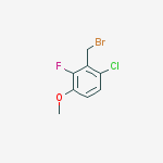 Structure of 2-(Bromomethyl)-1-chloro-3-fluoro-4-methoxybenzene