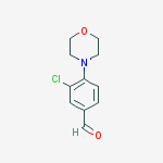 Structure of 3-Chloro-4-morpholinobenzaldehyde