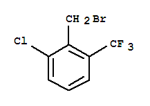Structure of 2-CHLORO-6-(TRIFLUOROMETHYL)BENZYL BROMIDE