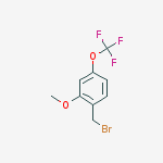 Structure of 2-METHOXY-4-(TRIFLUOROMETHOXY)BENZYL BROMIDE