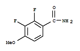 Structure of 2,3-Difluoro-4-methoxyBenzamide