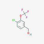 Structure of [4-chloro-3-(trifluoromethoxy)phenyl]methanol